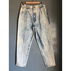 Vintage TOUR DE FRANCE Women's Large Pristine Acid Wash Denim Jeans 90's 80's